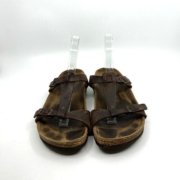 Birkenstock Larisa Brown Leather Sandals Women's 9 US - Picture 4 of 9